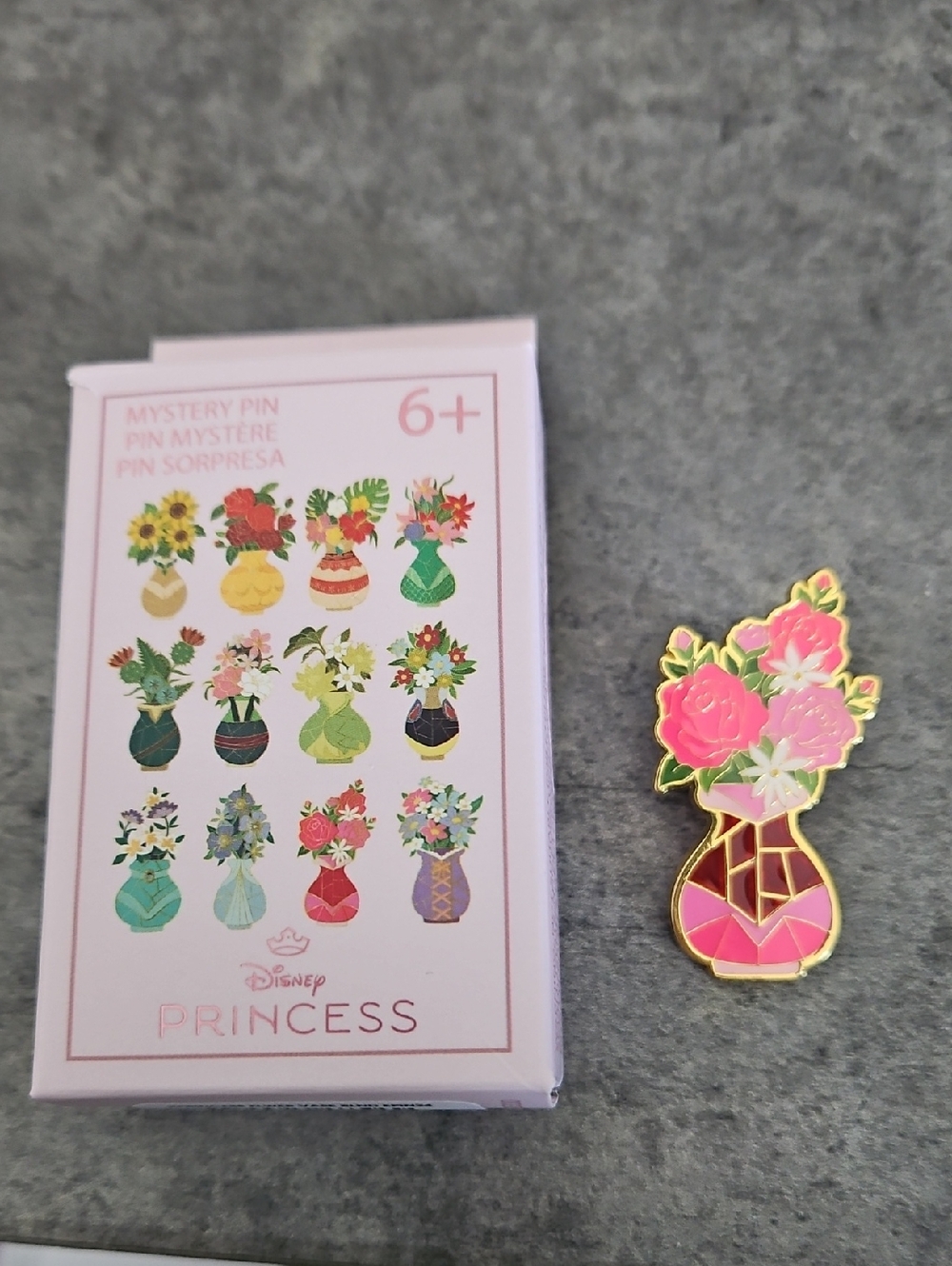 Loungefly Disney Princess Floral Vase Enamel Pin